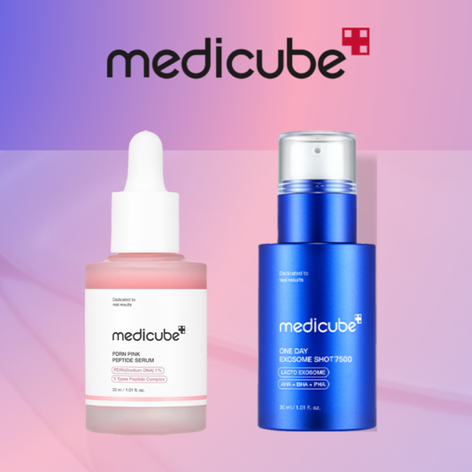 Medicube Exo Shot 7500 + PDRN Pink Peptide Serum Bundle