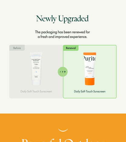 Purito SEOUL - Cremă solară Daily Soft Touch Versiunea 2024 60 ml