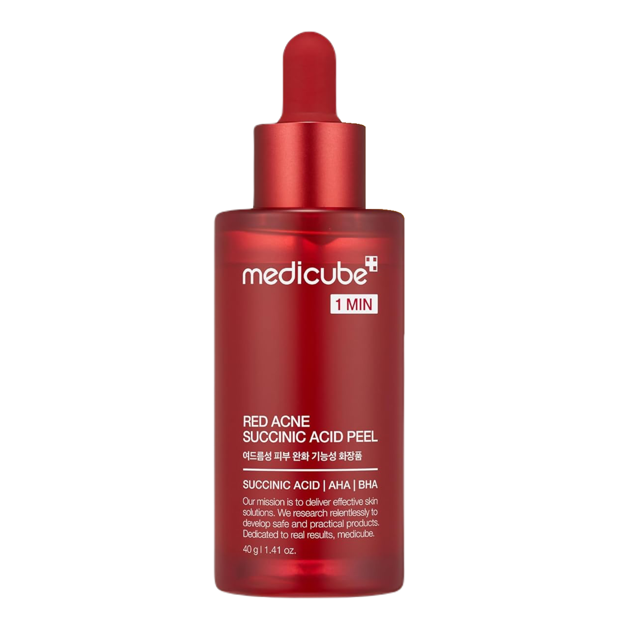 Medicube - Red Acne Succinic Acid Peel (AHA+BHA+Succinic Acid), Wash-off Resurfacing Serum, Best for bumpy, breakout-prone skin, Korean Skincare - 40g Корейска Козметика За Лице, 
Висок Клас Корейска Козметика, 
Професионална Корейска Козметика,