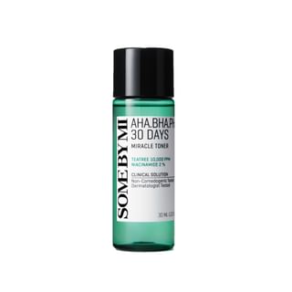 SOME BY MI - AHA, BHA, PHA 30 Days Miracle Toner Mini 2024 - 30 ml, Корейски маски за лице за суха кожа, Корейски серуми за лице, Крем с глутатион за избелване, Най-добра корейска грижа за кожата, Корейска козметика онлайн, корейска козметика 